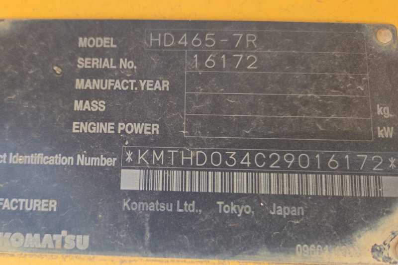 OmecoHub - Immagine KOMATSU HD465-7R